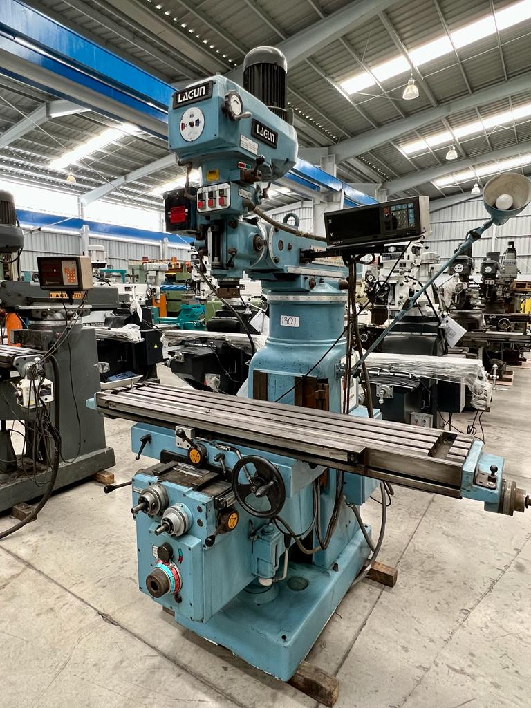 Fresadora vertical Lagun con automaticos