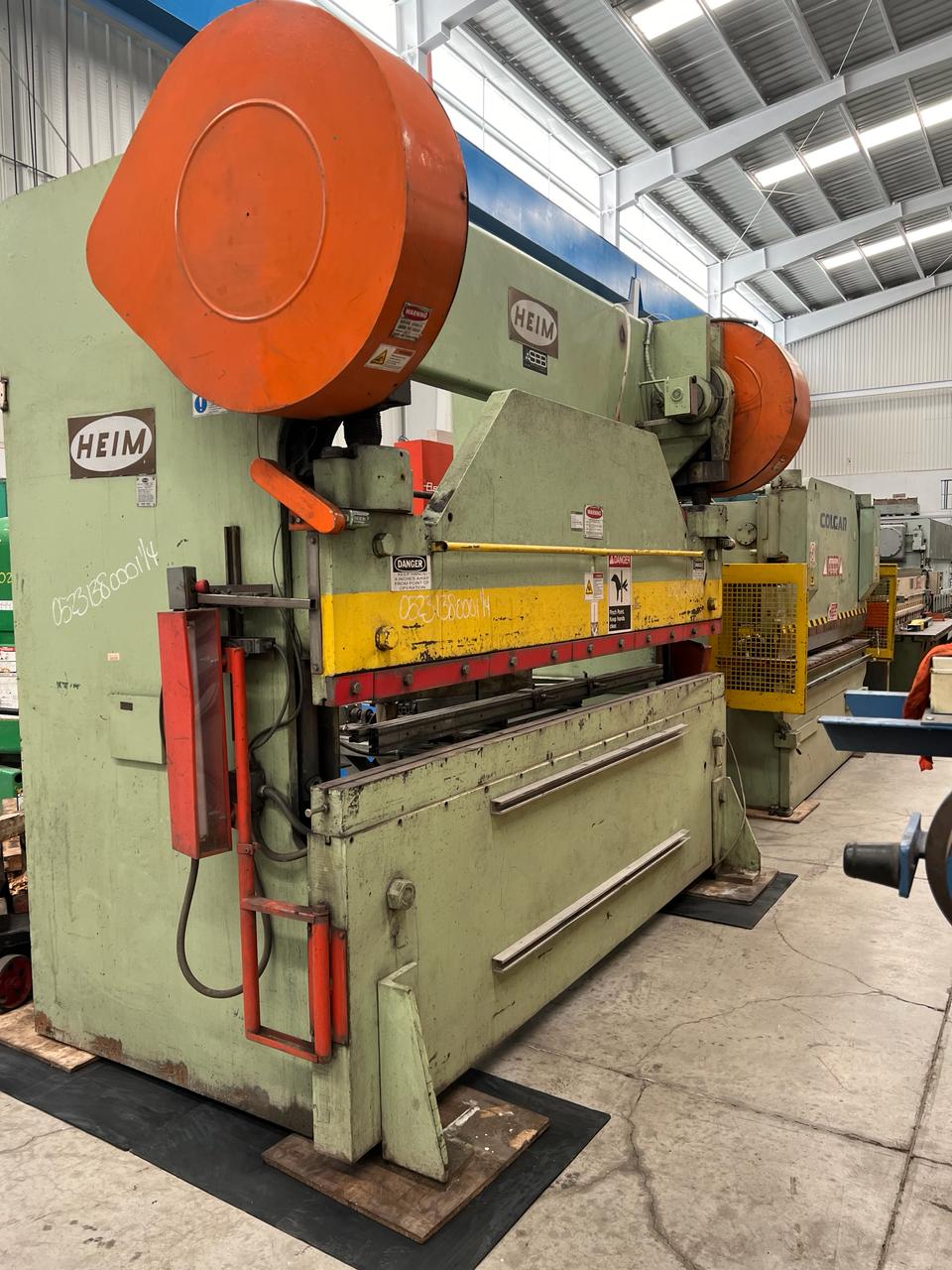 Press Brake Heim cap 200 tons x 10 pies mecanica