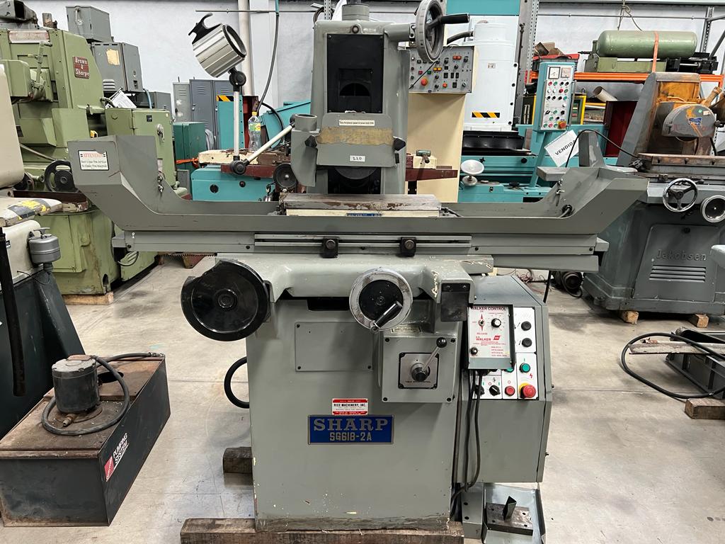 Rectificadora seminueva Sharp tipo hidraulica 6 x 18"