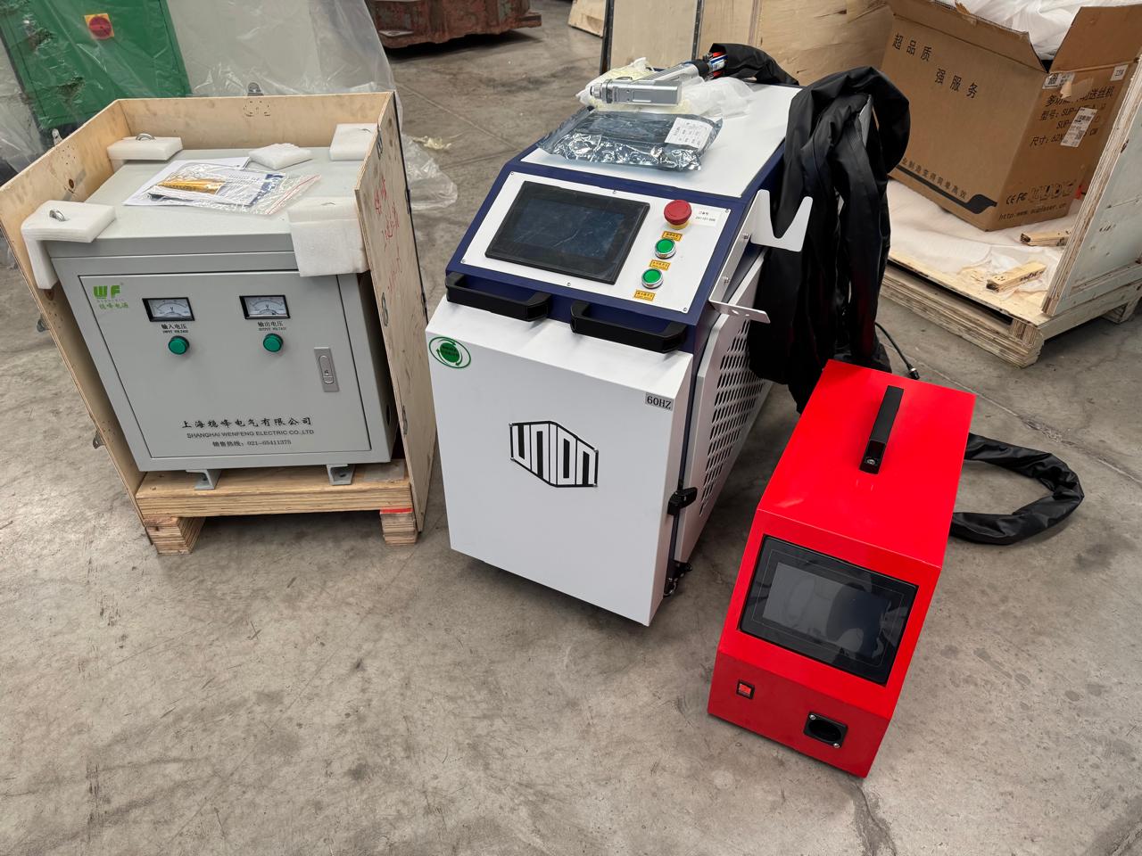Soldadora Laser 4 en 1 marca UNION. 1500 W