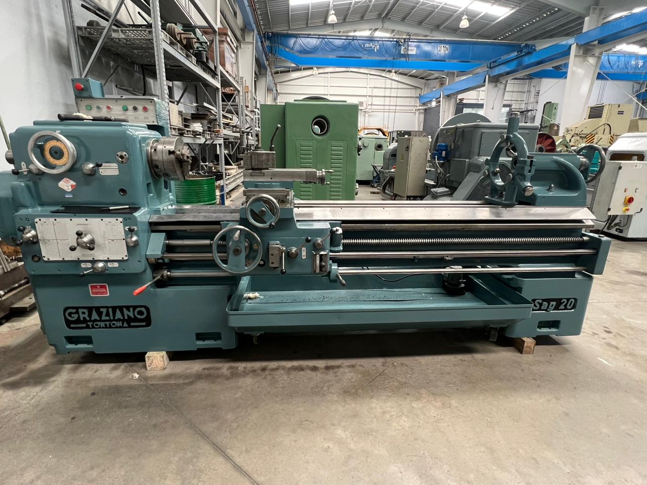 Torno paralelo Graziano SAG 22" x 2 mts