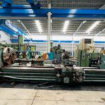 Torno paralelo Tos modelo SU 100  1 metro de voleto x 4 metros entre centros