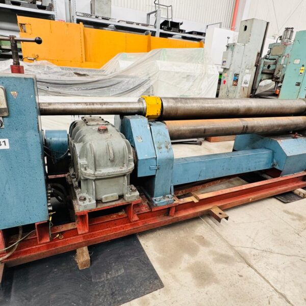 ROLADORA DE PLACA PIEZOK CAP 1/4 DE ESPESOR X 2 METROS LARGO