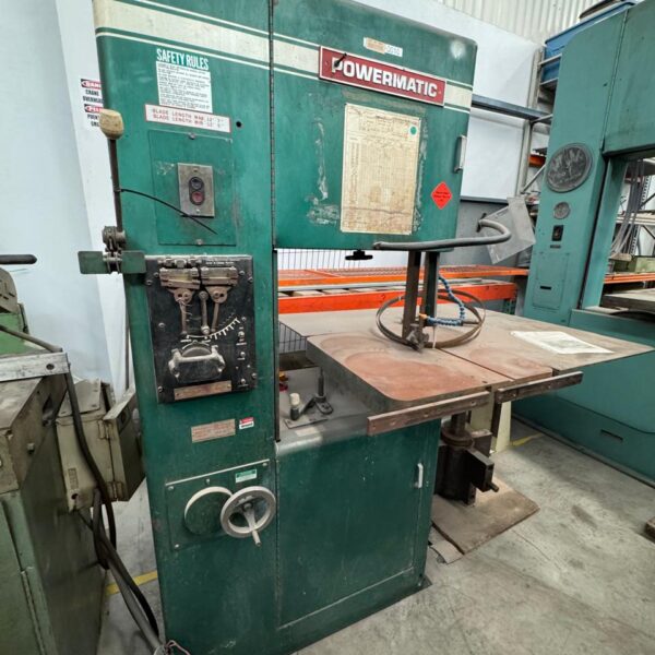 SIERRA CINTA SINFÍN VERTICAL MARCA POWERMATIC MODELO 87